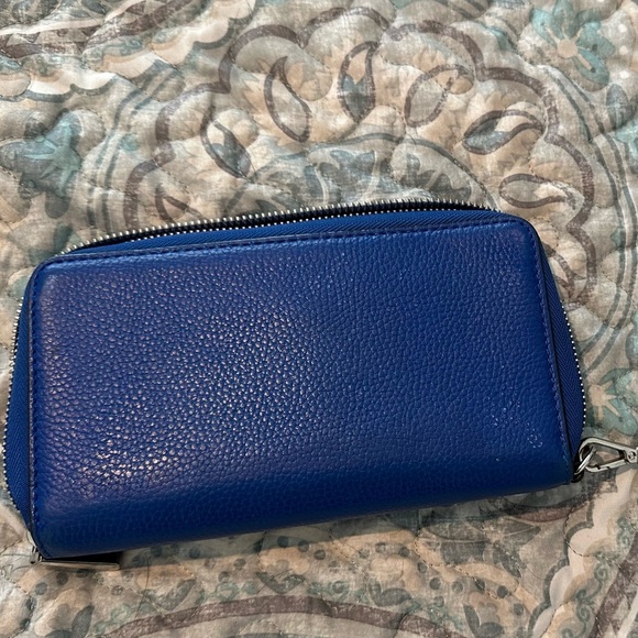 Michael Kors Sapphire Blue Leather Wallet - Picture 3 of 3